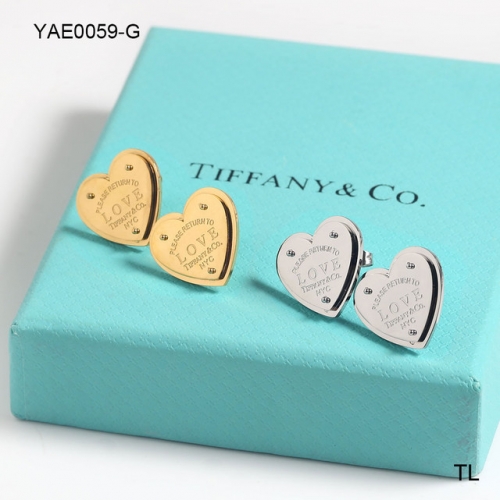 Stainless Steel Brand Earrings-SN231114-YAE0059-G-13.5