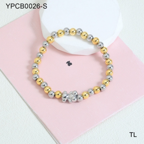 Stainless Steel Tou*s Bracelet-SN231114-YPCB0026-S-16