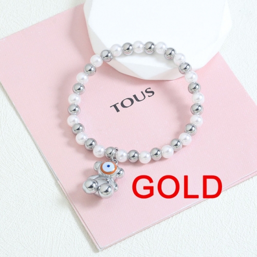 Stainless Steel Tou*s Bracelet-SN231114-YPCB0038-G-16.6