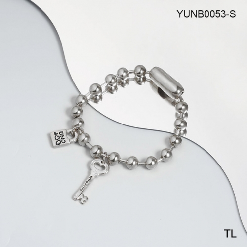 Stainless Steel uno de * 50 Bracelet-SN231114-YUNB0053-S-15.8