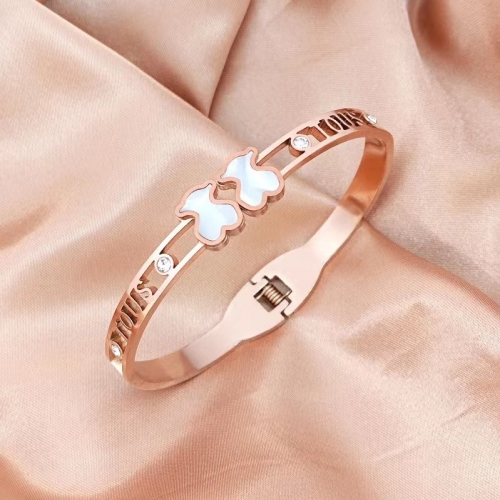 Stainless Steel Tou*s Bangle-ZN231114-P18SGX (2)