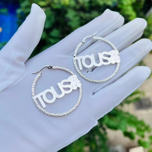Stainless Steel Tou*s Earrings-ZN231114-P13FFD