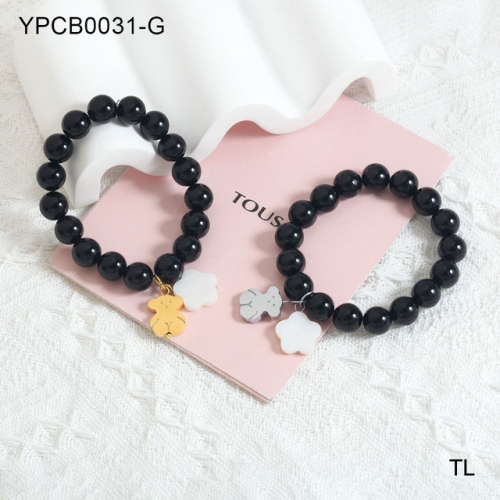 Stainless Steel Tou*s Bracelet-SN231114-YPCB0031-G-16.6