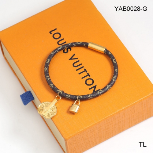 Stainless Steel Brand Bracelet-SN231114-YAB0028-G-17.7