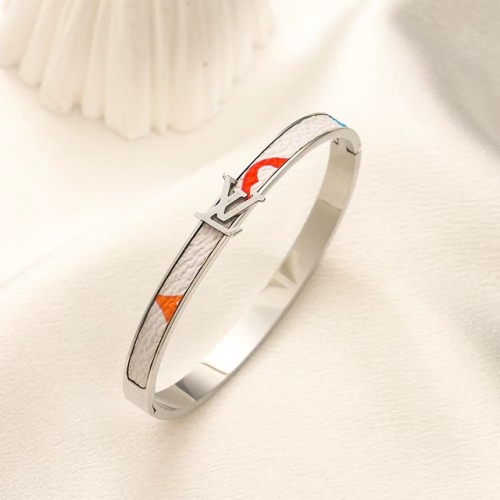 Stainless Steel Brand Bangle-YWA231123-P15VFGH (3)