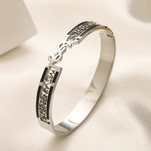 Stainless Steel Brand Bangle-YWA231123-P16DSOL (1)