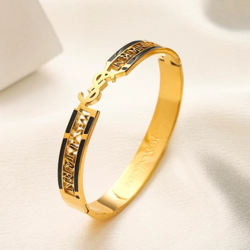 Stainless Steel Brand Bangle-YWA231123-P16DSOL (2)