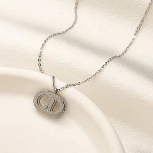 Stainless Steel Brand Necklace-YWA231123-P9XDG (2)