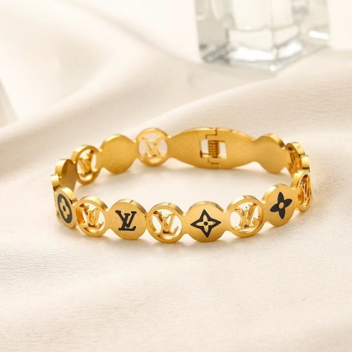 Stainless Steel Brand Bangle-YWA231123-P12.5CFT (2)