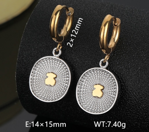 Stainless Steel Tou*s Earrings-DY231127-ED-222GS-271-19