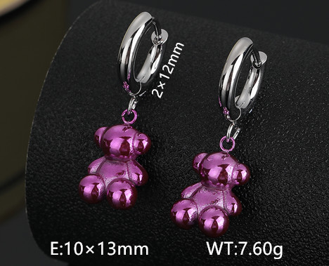 Stainless Steel Tou*s Earrings-DY231127-ED-223SPI-186-13