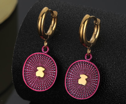 Stainless Steel Tou*s Earrings-DY231127-ED-222GRE-286-20