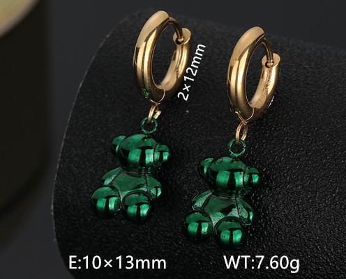 Stainless Steel Tou*s Earrings-DY231127-ED-223GGR-200-14