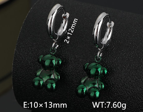Stainless Steel Tou*s Earrings-DY231127-ED-223SGR-186-13