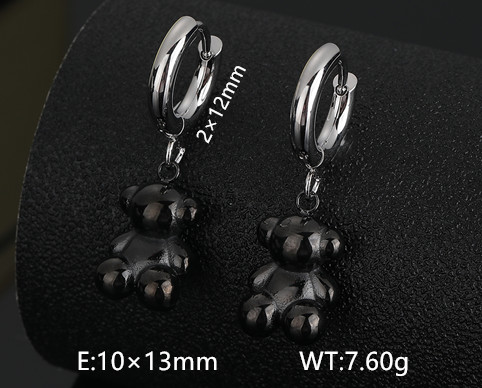 Stainless Steel Tou*s Earrings-DY231127-ED-223SB-186-13