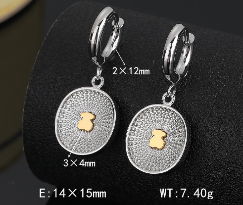 Stainless Steel Tou*s Earrings-DY231127-ED-222SS-257-18
