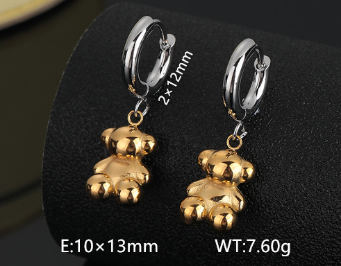 Stainless Steel Tou*s Earrings-DY231127-ED-223SG-186-13