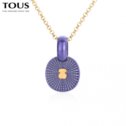 Stainless Steel Tou*s Necklace-DY231127-XL-174GBL-343-24