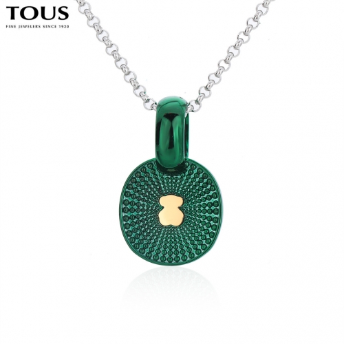 Stainless Steel Tou*s Necklace-DY231127-XL-174SGR-314-22