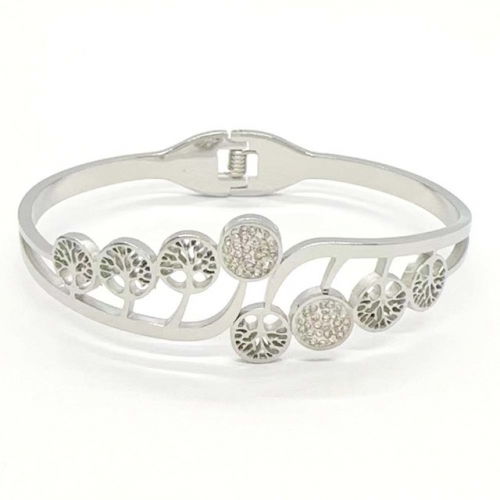 Stainless Steel Bangle-RR231201-Rrs04647-23