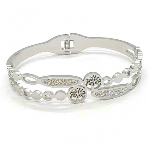Stainless Steel Bangle-RR231201-Rrs04645-23
