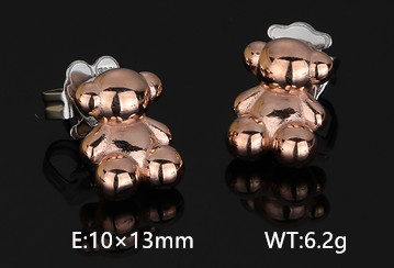 Stainless Steel Tou*s Earrings-DY231201-ED-196SR-186-13