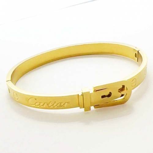 Stainless Steel Brand Bangle-RR231201-Rrs04670-24