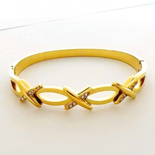 Stainless Steel Bangle-RR231201-Rrs04664-24