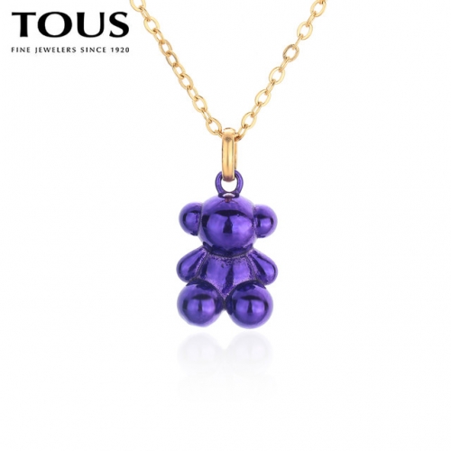 Stainless Steel Tou*s Necklace-DY231201-XL-164GP-229-16