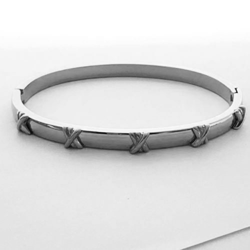 Stainless Steel Bangle-RR231201-Rrs04633-23