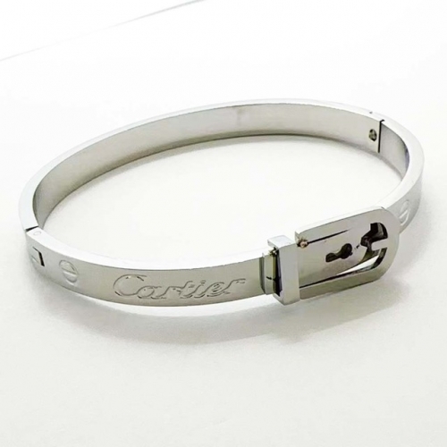 Stainless Steel Brand Bangle-RR231201-Rrs04669-23