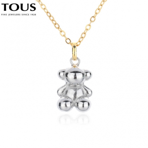 Stainless Steel Tou*s Necklace-DY231201-XL-140GS-200-14