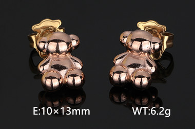 Stainless Steel Tou*s Earrings-DY231201-ED-196GR-186-13