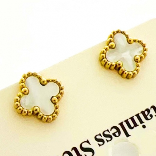 Stainless Steel Brand Earrings-RR231201-Rre1231-9