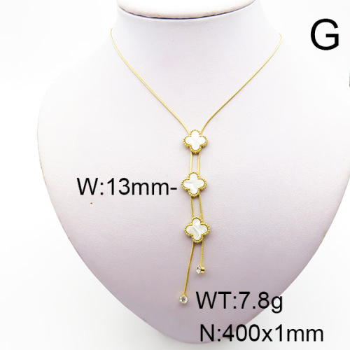 Stainless Steel Brand Necklace-SY231205-1ST074