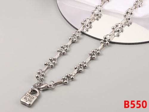 Stainless Steel uno de * 50 Necklace-CH231215-P16VBXZ