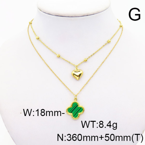 Stainless Steel Brand Necklace-SY231205-1ST080