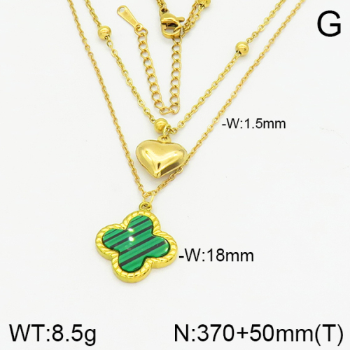 Stainless Steel Brand Necklace-SY231205-1ST078