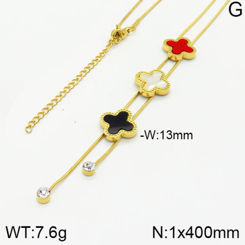 Stainless Steel Brand Necklace-SY231205-1ST070