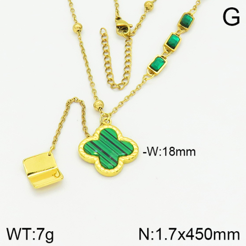 Stainless Steel Brand Necklace-SY231205-1ST079