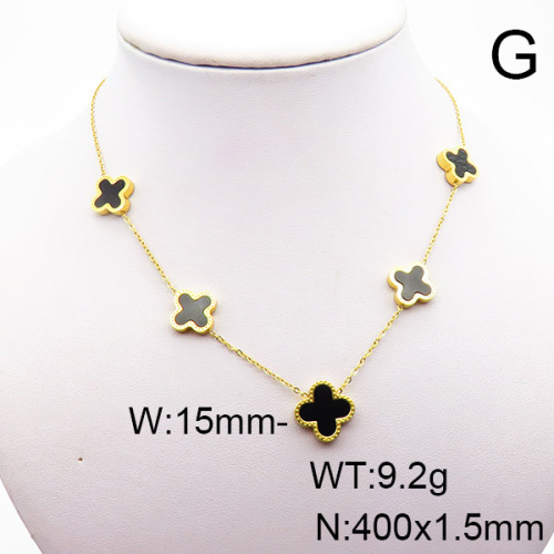 Stainless Steel Brand Necklace-SY231205-1ST081