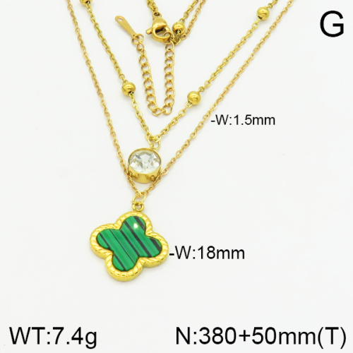 Stainless Steel Brand Necklace-SY231205-1ST077