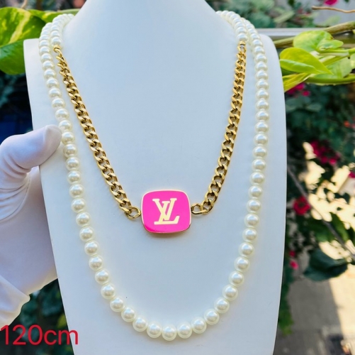 Stainless Steel Brand Necklace-ZN231215-P30CYYT (2)