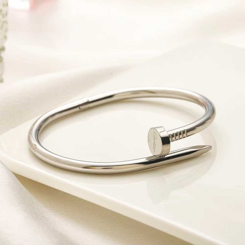 Stainless Steel Brand Bangle-YWA231228-P13QEWA (3)