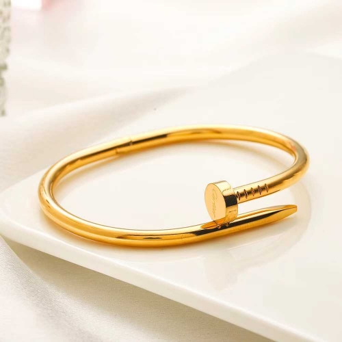 Stainless Steel Brand Bangle-YWA231228-P13QEWA (4)