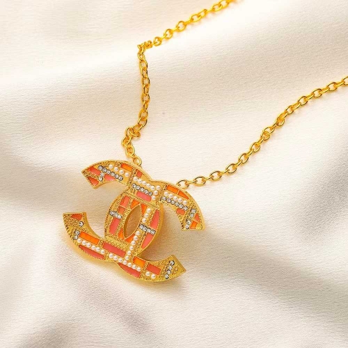 Copper Alloy Brand Necklace-YWA231228-P11NMGG