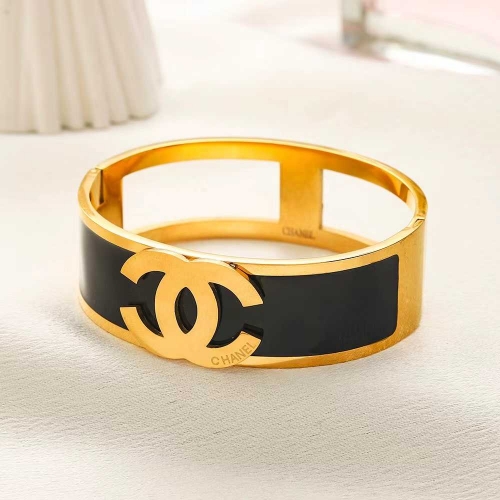 Stainless Steel Brand Bangle-YWA231228-P17CDD