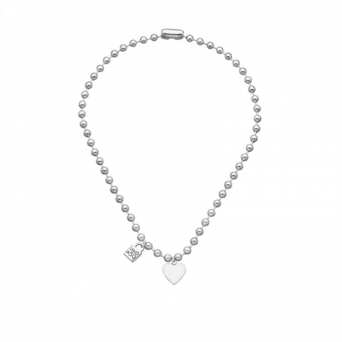 Stainless Steel Uno de * 50 Necklace-HF231228-P10BOLI (3)