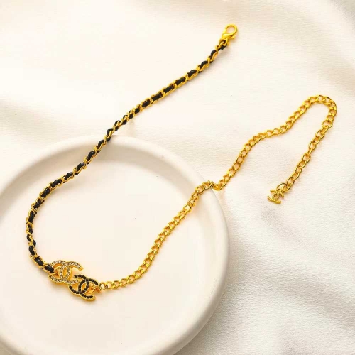 Copper Alloy Brand Necklace-YWA231228-P9.5XTYY