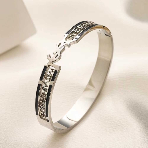 Stainless Steel Brand Bangle-YWA231228-P16QJKL (2)